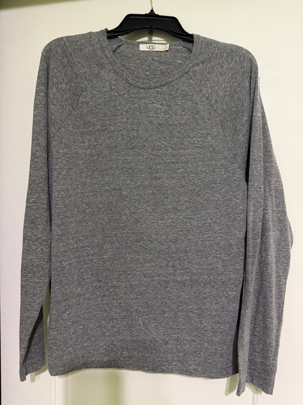 UGG Men's Gray Heather Crewneck Long Sleeve
